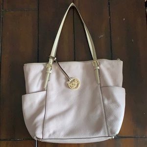 MK handbag, pale pink